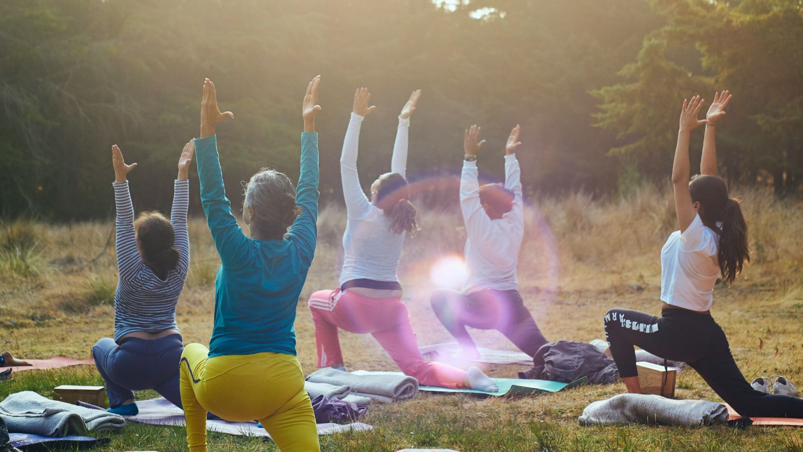 Surya Namaskar combines continuous movement, breathing and multiple yoga postures, offering a cardiovascular workout when performed at a brisk pace.