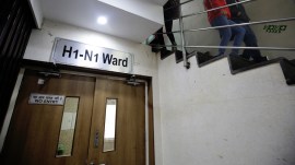 Swine Flu ward at Ganga Ram Hospital in New Delhi