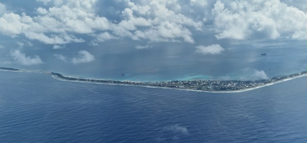 An atoll (or island) of the archipelagic country of Tuvalu in the Pacific Ocean. (Wikimedia Commons)