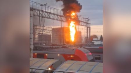 Ukraine struck an oil refinery in Russia’s Yamalo-Nenets region and a seaport in Dagestan over the past 24 hours, Ukrainian President Volodymyr Zelenskyy said on Thursday. (Image via X:@ZelenskyyUa)