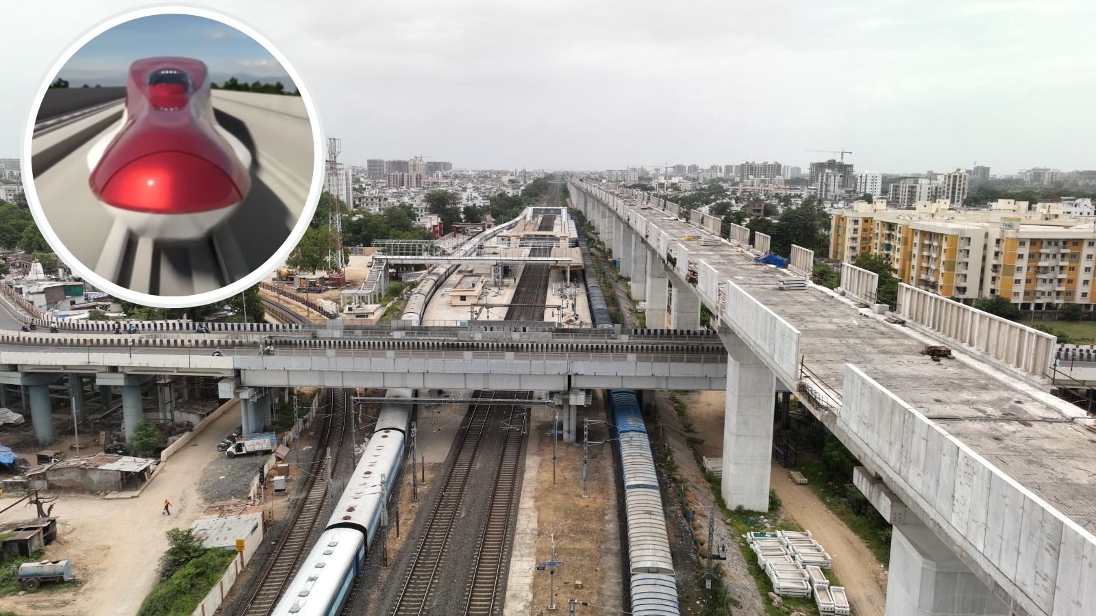 A station above a platform: How Vadodara bullet train station will connect high-speed rail with the city