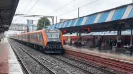 India's first Vande Bharat freight train reaches 130 kmph in trial run (Image: Ahmedabad Railway Division/Enhanced using AI)