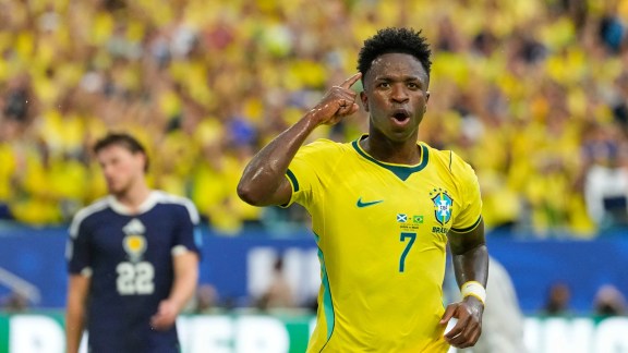 Vinicius Jr at the FIFA World Cup 2026. (AP)