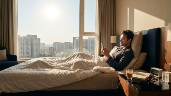waking up early