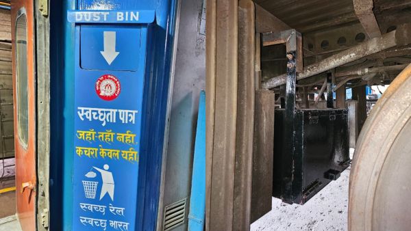 Development of new waste management system on trains