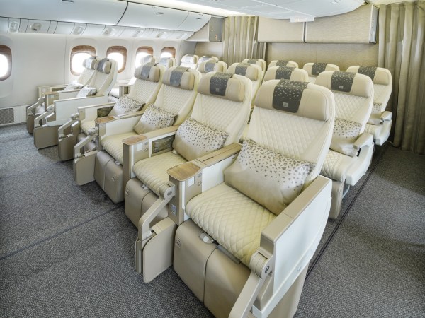Emirates' premium economy section. (Emirates)