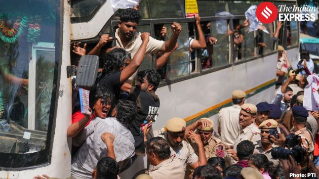 Around 500 people were detained by the Delhi Police as they attempted to gather for a protest against Chief Election Commissioner Gyanesh Kumar at Jantar Mantar on Friday
