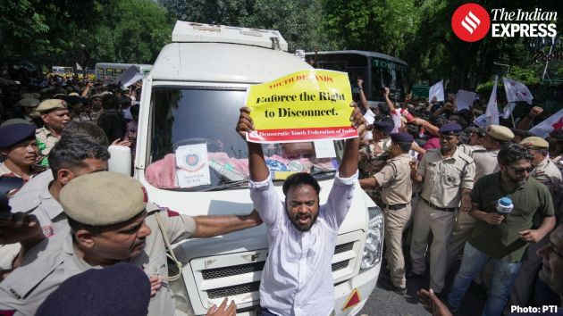 Police have made elaborate security arrangements in and around Jantar Mantar