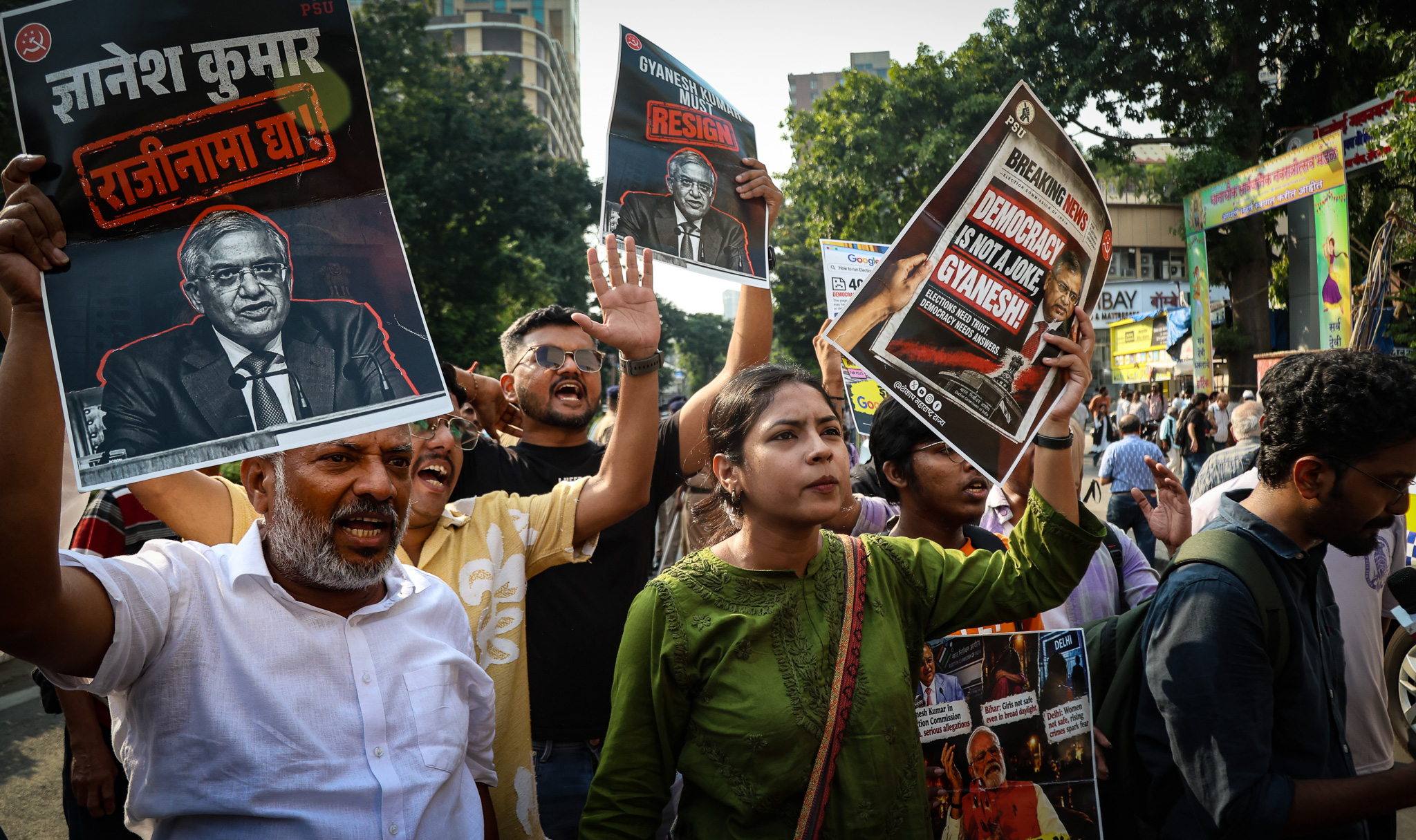 Mumbai Police, CJP protest in Delhi, Delhi Police detentions, CJP Jantar Mantar protest, Mamata Banerjee detained, Dhruv Rathee detained, Abhijeet Dipke detention, Gyanesh Kumar resignation demand, Opposition leaders detained in Delhi, SIR voter-roll irregularities, Yogendra Yadav detained, Prashant Bhushan detained, Delhi security restrictions, Arvind Kejriwal protest reaction, Jantar Mantar CJP protest, Delhi protest, Delhi protest October 10, CJP's Abhijit Dipke, Abhijit Dipke, Cockroach Janata Party, SIR protests, Gyanesh Kumar CEC resignation, Cockroach Janta Party CJP, Abhijeet Dipke, Rahul Gandhi INDIA bloc protest, Special Intensive Revision SIR voter rolls, Section 163 BNSS Delhi restrictions, New Delhi Nizamuddin station closure, Jantar Mantar protest permit, Election Commission voter deletion controversy, Jantar Mantar protest CJP INDIA bloc, CEC Gyanesh Kumar resignation, Delhi Metro stations shut October 10, New Delhi railway station closed, Section 163 BNSS Delhi, Special Intensive Revision voter list