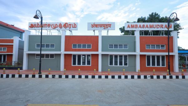 Redeveloped Ambasamudram railway station (Image: Southern Railway)