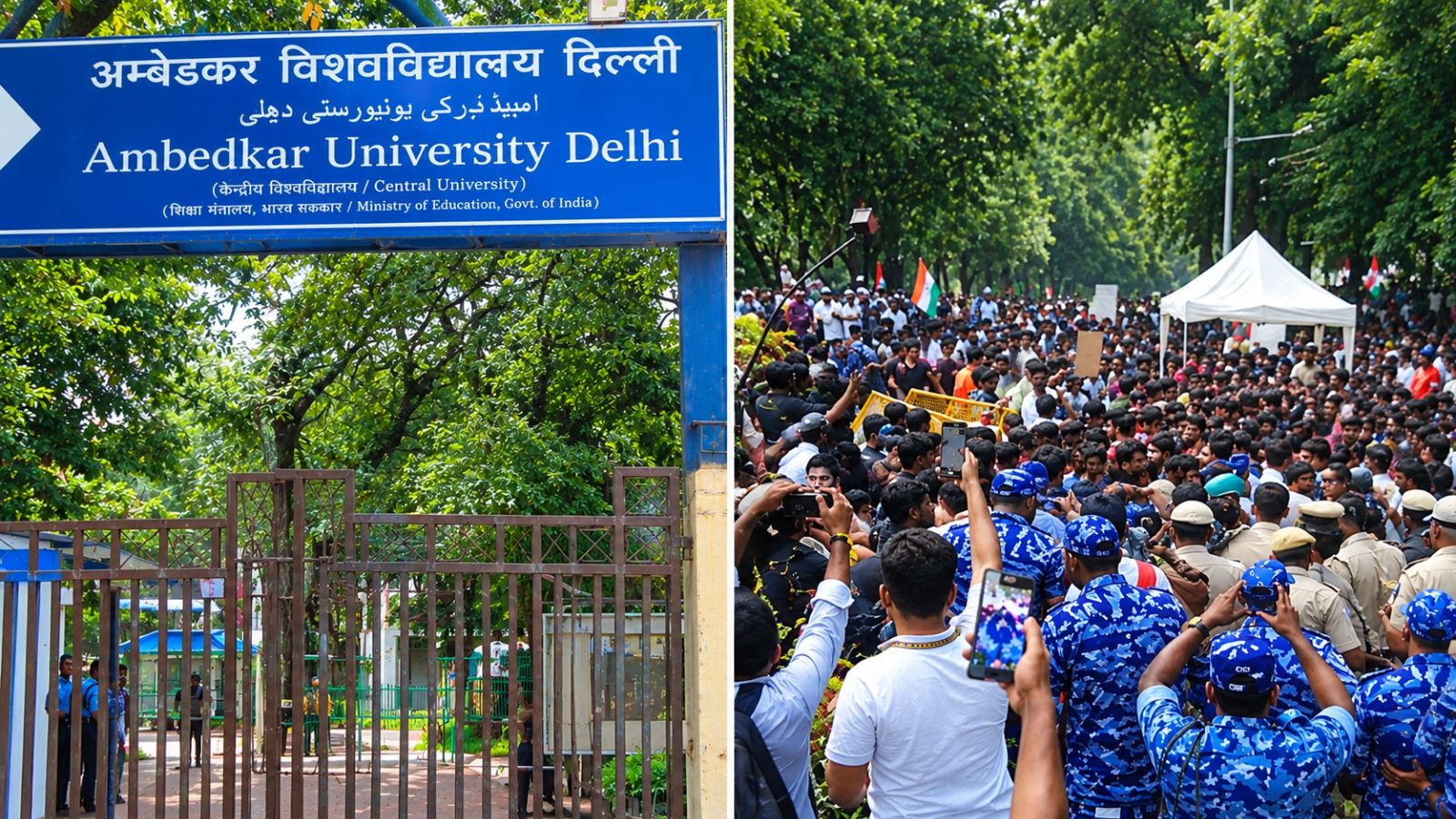 Ambedkar University Delhi revises attendance guidelines for PhD scholars amid students’ protest
