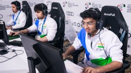 FILE PHOTO: Indian League of Legends team in action at the seeding event for Asian Games 2022. (Special Arrangement)