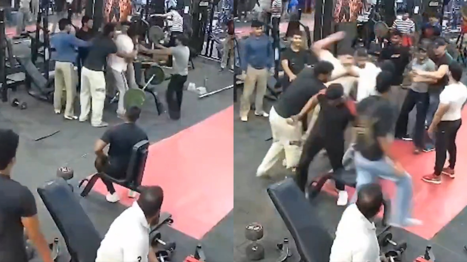 ’32 slaps and nobody stepped in’: Baghpat gym fight caught on CCTV, escalates into street brawl