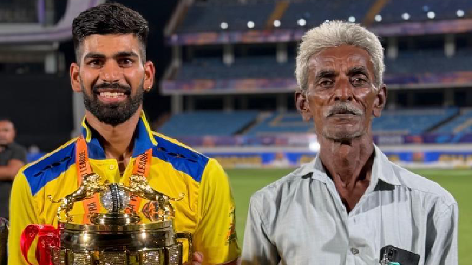 Parth Bhut with his father Rameshbhai Bhut