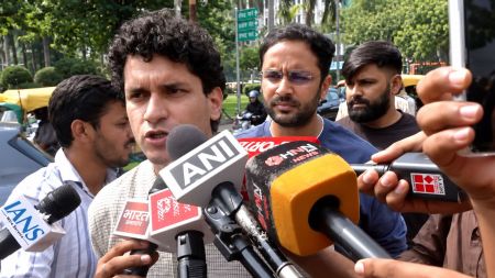 “Police tells everyone to approach them 10 days in advance. We are now saying that they have the choice to tell us the date and time (for protest at Jantar Mantar). We are giving them 24-hour ultimatum,” Das said. (Photo: X/ANI Screengrab/ Enhanced using AI)