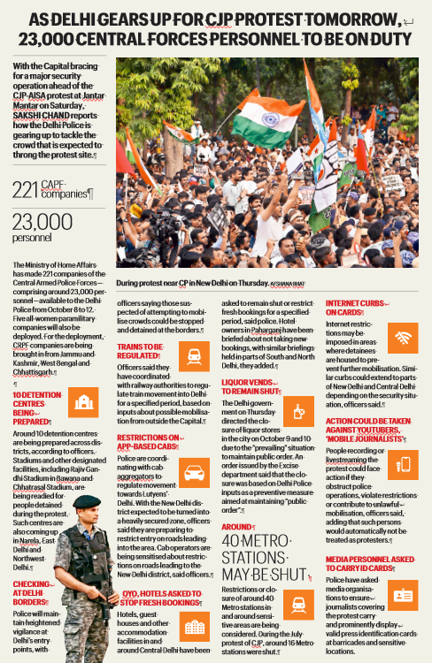 INDIA bloc, Raj Ghat protest, Chief Election Commissioner Gyanesh Kumar, Special Intensive Revision, Form 6 changes rollback, ECINET database centralisation, Sagar Ratna Janpath, Moets Connaught Place, Abhijeet Dipke, Cockroach Janta Party, Election Commission of India, Sukhbir Sandhu, Vivek Joshi, Priyanka Gandhi Vadra, Jantar Mantar protest, Election Commissioner objections, Delhi Police detentions, CEC resignation demand