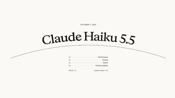 The new Claude Haiku 5.5 is substantially cheaper than Anthropic's other AI models. (Image: Anthropic)