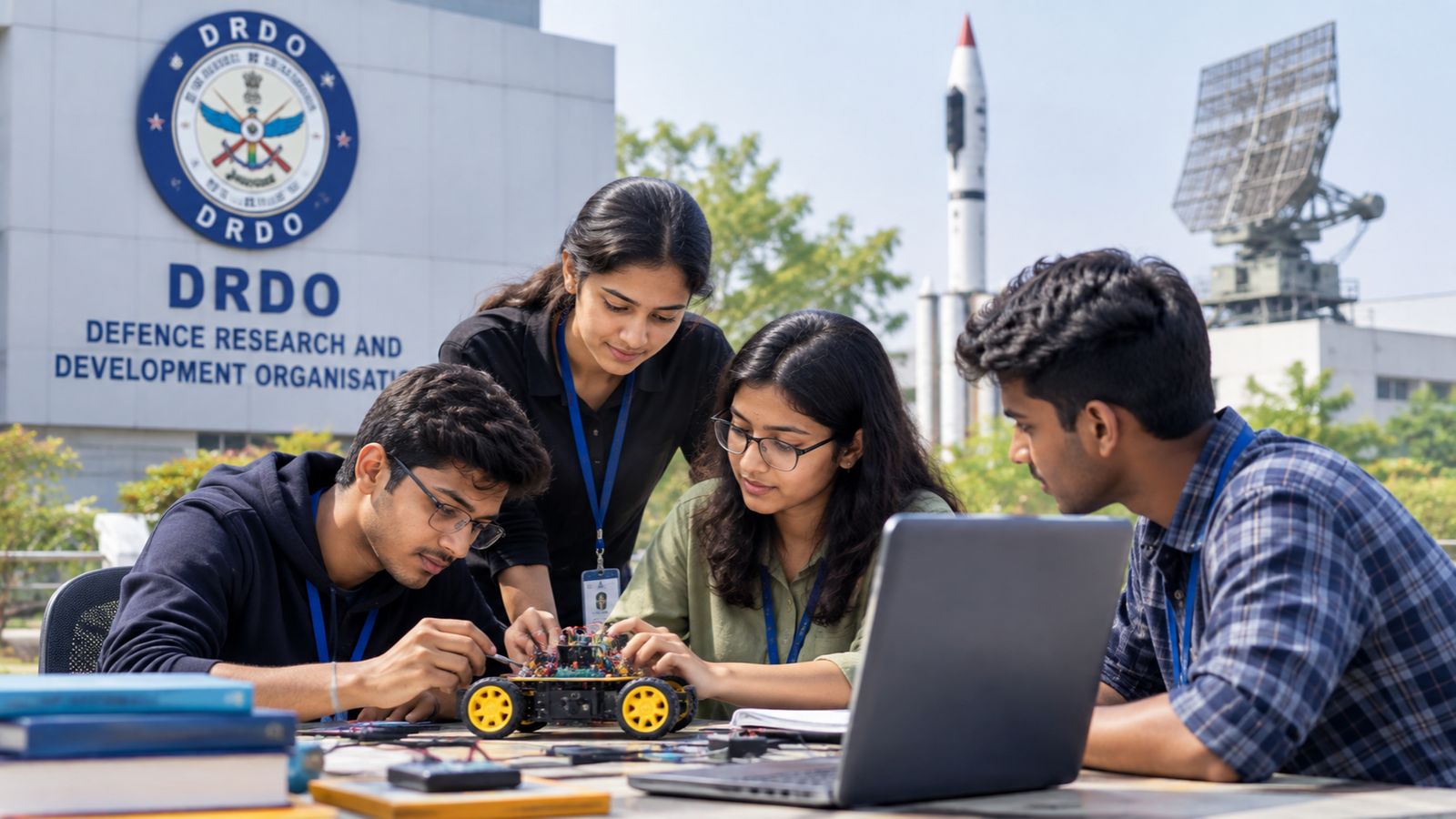 DRDO offers 6-month paid internship opportunities for undergraduate, graduate students