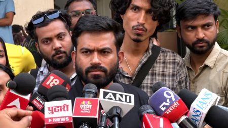 Asked by the press about whether CJP was getting registered as a political party, Dipke said, “No, there is nothing like that.” (Photo: Screengrab/X/ANI/Enhanced using AI)