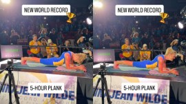 DonnaJean Wilde plank world record
