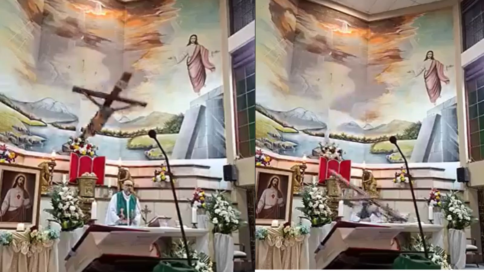 Ecuador Priest Dies After Crucifix Falls During Livestreamed Mass