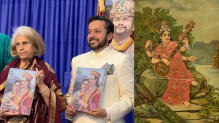 Ganesh Shivaswamy art historian, Raja Ravi Varma painting