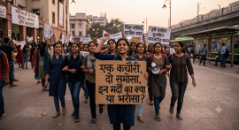patriarchal bargain, Delhi protest, jantar mantar, women