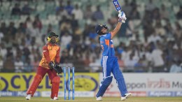 Harmanpreet Kaur slammed 41-ball 91 during 3rd IND-W vs ZIM-W match. (CREIMAS FOR BCCI)