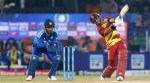 Shai Hope in action during India vs West Indies 4th T20I in Hyderabad.(CREIMAS)