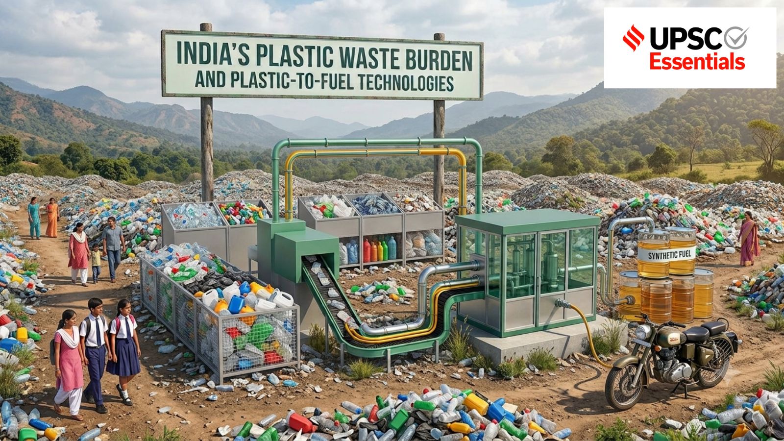 Can plastic-to-fuel technology help address India’s plastic waste challenge?
