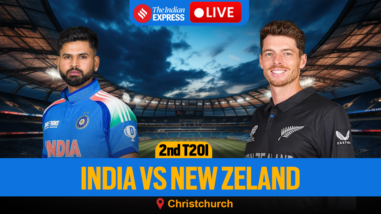 India Vs New Zealand Live Score, 2nd T20I: IND beat NZ by 4 wickets and take 2-0 lead in Christchurch
