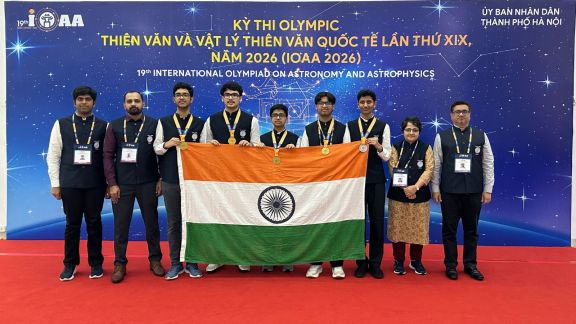 India won four gold, one silver medal at the International astronomy, astrophysics olympiad