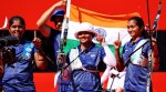 Indian women's recurve archery team won a historic gold medal at Asian Games 2026. (Reuters)