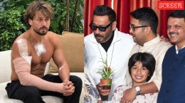 Tiger Shroff, Jackie Shroff, CM Devendra Fadnavis