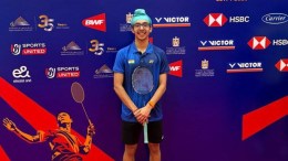 Jagsher Singh Khangurra confirms a medal for India at the Badminton World Junior Championships as he defeated 14th seed Yuan- Syue Jhuang of Chinese Taipei 6-15, 17-15, 15-12. (BAI)