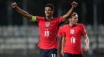 England's Jude Bellingham in action during Nations League match against Croatia. (AP)