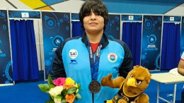 Kajal Dhochak became the first ever Indian heavyweight wrestler to win a medal at the World Championships. (Photo: Wrestling Federation of India)