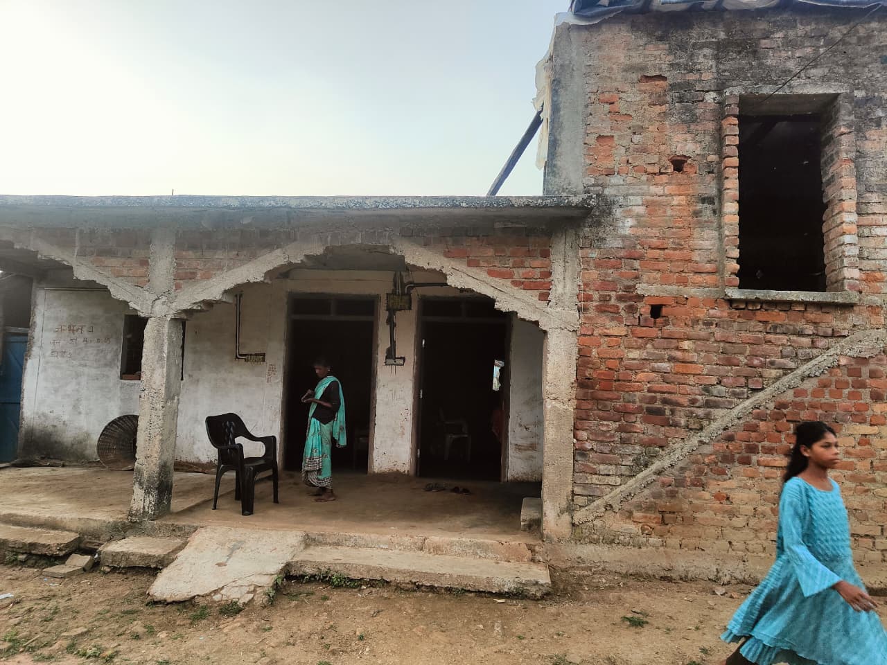 Kajal's house in her village, Mohanpur, in Madhya Pradesh’s Balaghat