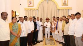 Karnataka SIR Form 7 row Opposition Governor