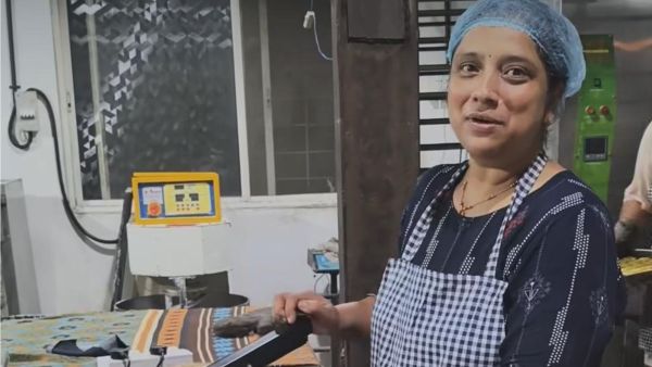 With a simple desire to become financially independent, Leena enrolled in a bakery course at the Kasturba Mahila Khadi Gramodyog Vidyalaya.  (Express Photo)