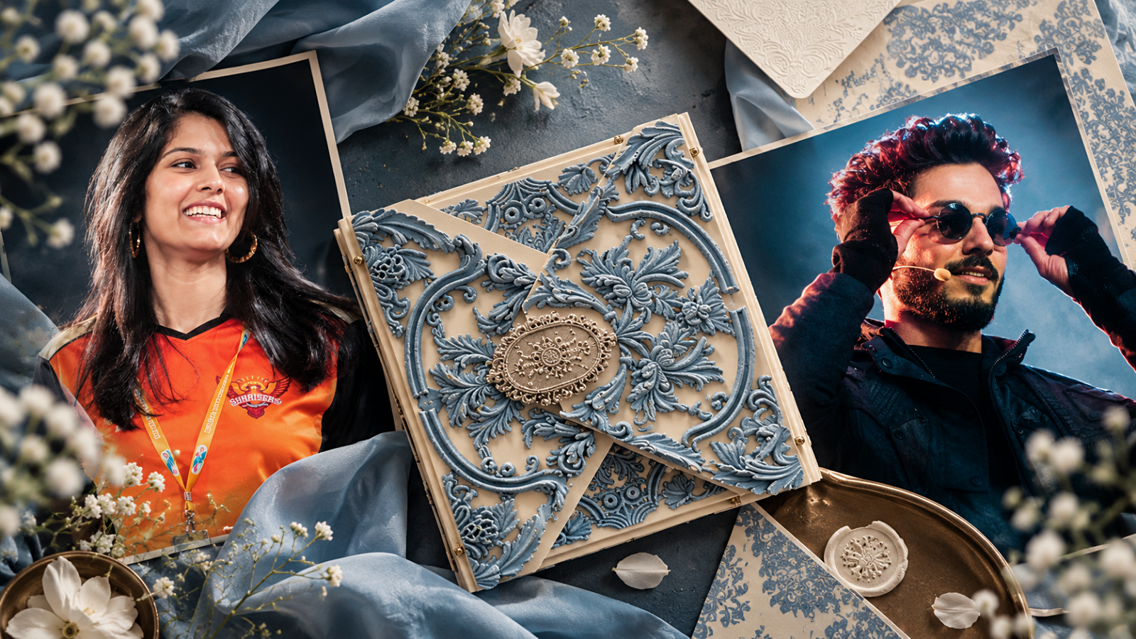 Inside the four-month craft behind Anirudh and Kavya Maran's wedding invite