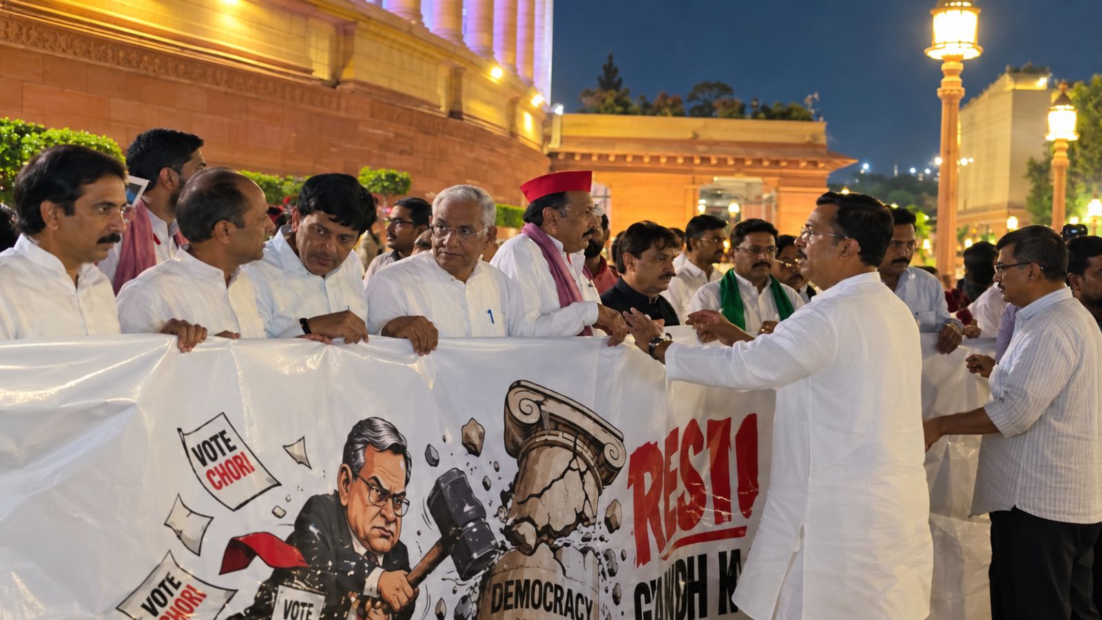 India News Live Updates, 9 October 2026: Opposition MPs reach Vijay Chowk, raise slogans against CEC Gyanesh Kumar