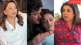 Madhuri Dixit, Anil Kapoor, Farah Khan