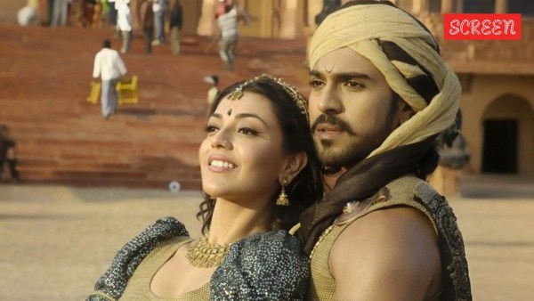 Ram Charan and Kajal Aggarwal from Magadheera