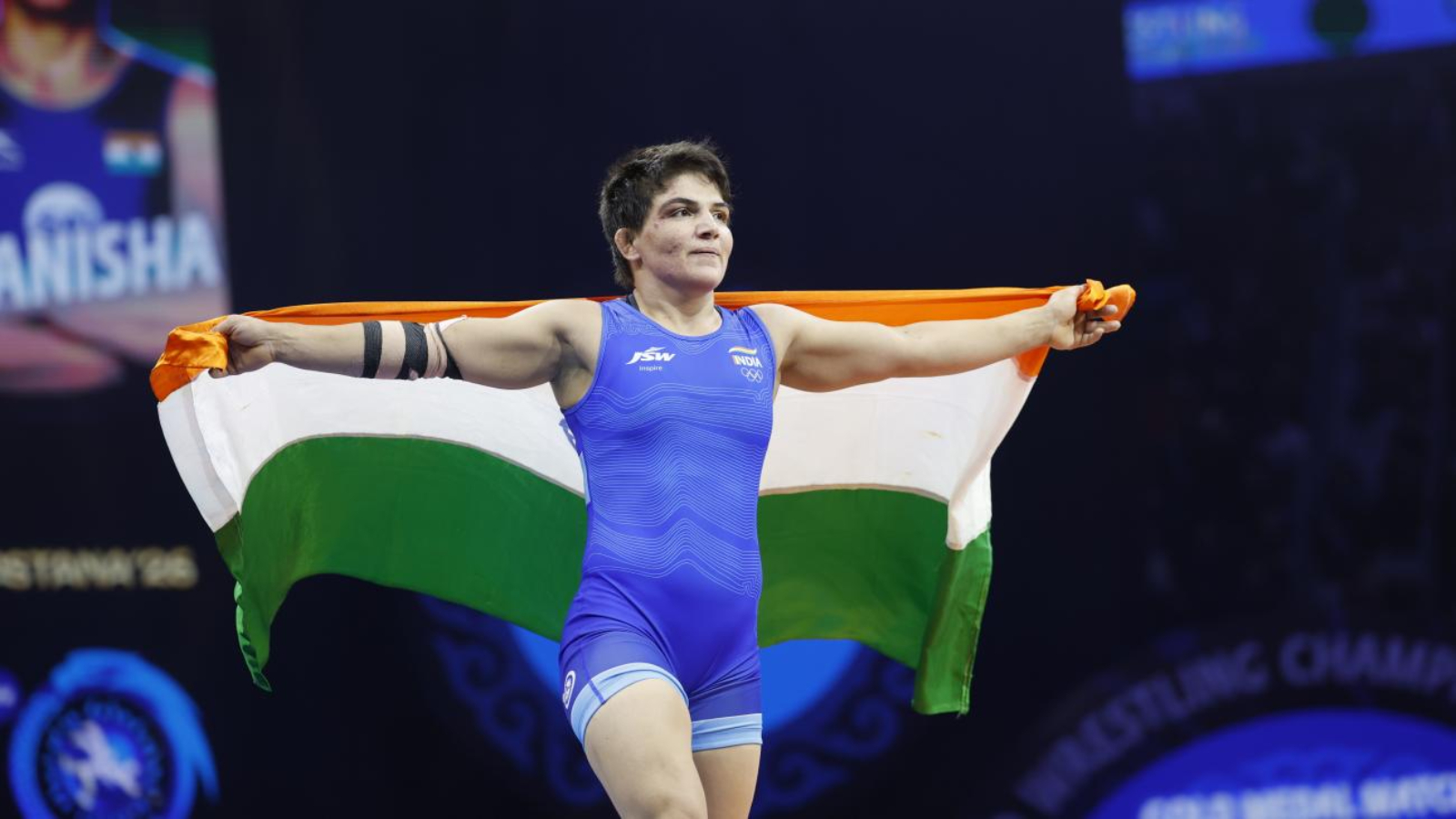 Manisha’s gold caps off best-ever display by Indian woman wrestlers at Worlds
