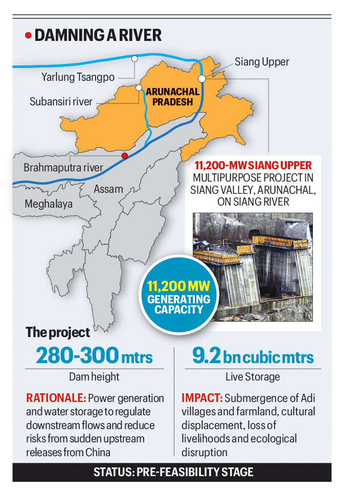 China looming, Arunachal hydel project under fresh protest shadow