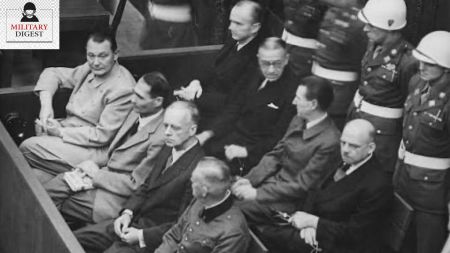 Military Digest Nuremberg trial Nazi war prisoners