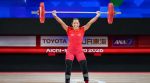 Mirabai Chanu won silver in the women’s 49kg weightlifting category at the 2026 Asian Games in Aichi-Nagoya.