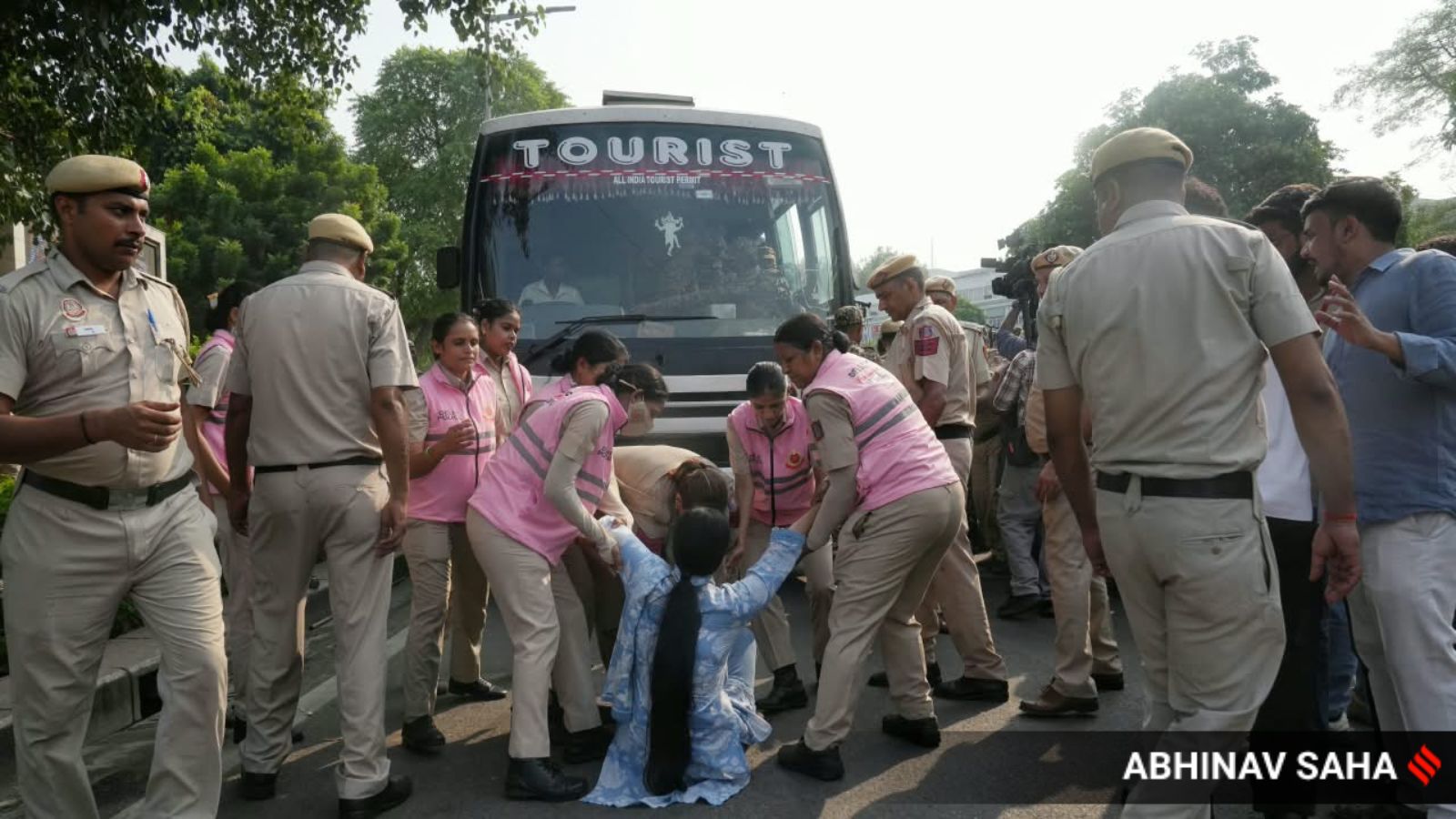 Anti-CEC Protests Live Updates: Congress youth wing protesters detained at Connaught Place ahead of Opposition presser