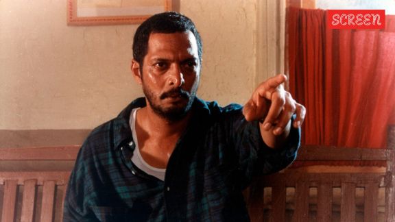 Film star Nana Patekar in film WAJOOD. Express archive photo